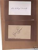 Augie Bergamo 1944 Cardinals signed 3X5 Index Card JSA - MLB Cut Signatures