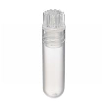 Wheaton W985901 Polypropylene 2mL CryoElite Cryogenic Round Bottom Vial, with Internal Threaded Natural Cap (Case of 1000)
