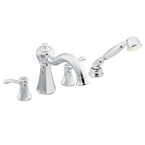 Moen T934 Vestige Two Handle High Arc Roman Tub Faucet And Hand