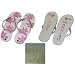 Just Married Flip Flops - White & Pink