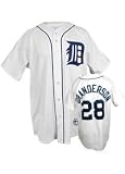 Detroit Tigers Justin Verlander Youth Player Name Home Replica Jersey, Size= Large