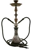 Produkt-Bild: Wasserpfeife Kairo 2er - 2-Schlauch-Shisha - Dunkelrot