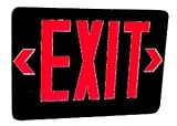 Morris 73013 Red LED Blk Battery Backup Exit LED Exit Light