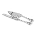 Silver-plated Heart Cake and Knife Set