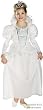Children's Snow Queen Dress Costume (Size:Md 8-10)