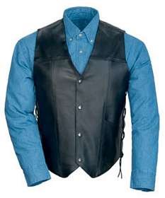TourMaster/Cortech LEATHER VEST w/LACE