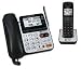 AT&T 84100 DECT 6.0 Corded/Cordless Phone, Black/Silver, 1 Base and 1 Handset