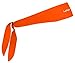 Halo Headband Halo I- Custom Fit- Tie Sweatband for Men and Women, No Slip With Moisture Wicking Dryline Fabric, Bright Orange,One Size