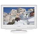 Toshiba 19LV611U 19-Inch 720p LCD TV with Built in DVD Player, White