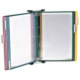 Tarifold Technic Wall Display Unit with 5 Clip-on Index Tabs and 10 Pockets A4 Blue Ref 414101