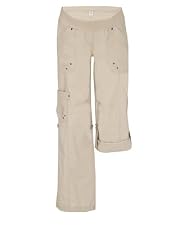 Roll-up combat trousers - stone