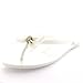 Womens Beach Summer Vacation Shoes Jelly Bow Flip Flops Slip On Sandals - White - 7 - 38 - CD0084