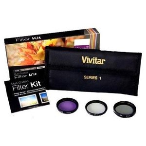 Vivitar - Filter Kit - Fluorescent / Uv / Circular Polarizer - 58 Mm