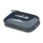 Manhattan, 7-Port USB 2.0 Ultra Hub with Dual Power and Multiple Transaction Translator $19.99