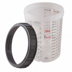3M PPS Paint Preparation System Large Cup & Collar