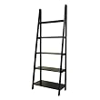 Yu Shan 5 Shelf Ladder Bookcase, Espresso