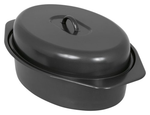 18 Covered Oval Roaster by Meat Carving Sets