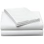 Wamsutta 300-Thread Count Microsateen Wrinkle Free Cotton Rich Twin Sheet Set, White