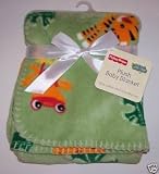 Fisher Price Animals of the Rainforest Plush Baby Blanket