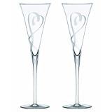 Lenox True Love Crystal Flute Pair