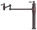 Danze D206557BS Opulence Single Handle Deck Mount Pot Filler, Black Satin