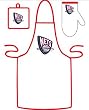 New Jersey Nets Grilling Apron Set - BASKETBALL Sports Merchandise