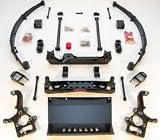 Primary Suspension System 3 in. Front/Rear. Lift Incl. Cross Member Skid Plate Armor Front Differential Drop Brackets Leaf Spring Packs Black