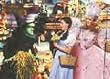 Dorothy Wicked Witch and Glenda Photo Magnet