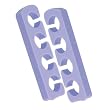 Star Nail Lavender Toe Separators (Pack of 12)