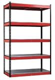 Boltless Shelving,78x36x24,steel - HALLOWELL