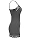 Plus djustable Lace Long Cotton Cami Tops