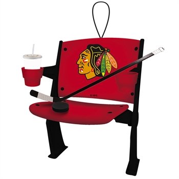 NHL Licensed Chicago Blackhawks Team Stadium Chair Ornament