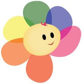 Baby First TV - Blossom Self-Adhesive Wall Deca, 6" x 6" - PERFECT BIRTHDAY GIFT