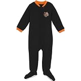 Reebok Cincinnati Bengals Newborn Long Sleeve Blanket Sleeper 0-3 Months