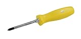 MACTOOLS ペンタグリップスクリュードライバー　プラス#1(黄)