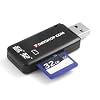 7dayshop USB 2.0 Single Slot SD Card Reader For SD / SDHC / SDXC / MMC Compatible with (Windows Vista, 2000, XP & Windows 7, Apple Mac)