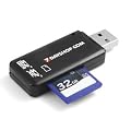 7dayshop USB 2.0 Single Slot SD Card Reader For SD / SDHC / SDXC / MMC Compatible with (Windows Vista, 2000, XP & Windows 7, Apple Mac)