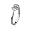 Sterling Silver 3mm Blue Topaz Heart Ring, Size 6