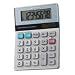 Electronics : EL-310MB 8 Dig Twin Power Glass Top Slant LCD Semi Desktop Calc
