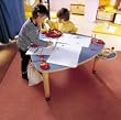 Haba Game Table Blue/Yellow