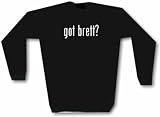 got brett? Logo Men's Sweat Shirt in 2 colors Small thru 3XL