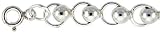 Sterling Silver Anklet with Beads - B0002U52EC