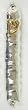 Sterling Silver Long Mezuzah S/N: #139