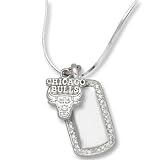 Chicago Bulls NBA Sterling Silver Mini Dog Tag