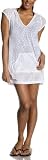 Dotti Women's Whisper Paisley Short Sleeve Hoodie with Kangaroo Pocket