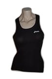 Asics Sportshirt Chumba 1X1 Rib Singlet Damen 0900 Art. 572922 schwarz