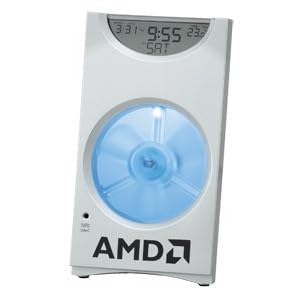 Chass Mini Desk Fan Ionizer Clock by Chass