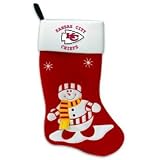 Kansas City Chiefs Stocking - 24'' Felt Snowman