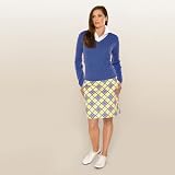 Society Cable V Neck Sweater in Spring Colors