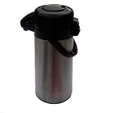 2.2 L Glass Inner, Beverage Dispenser, Stainless Steel Vacuum Flask AirPot